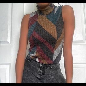 art class turtle neck tank